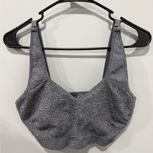 Puma gray sports bra size xl